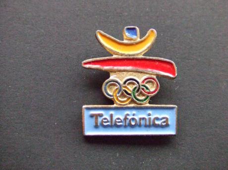 Olympische spelen Barcelona sponsor Telefonica,